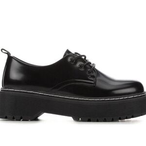 Classic Black Women's Oxford Shoes